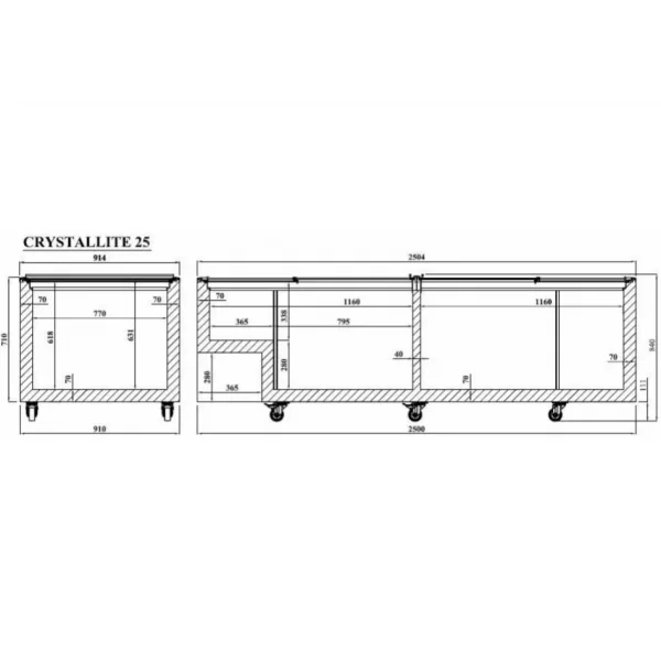 Морозильная бонета CRYSTAL Crystallite 25